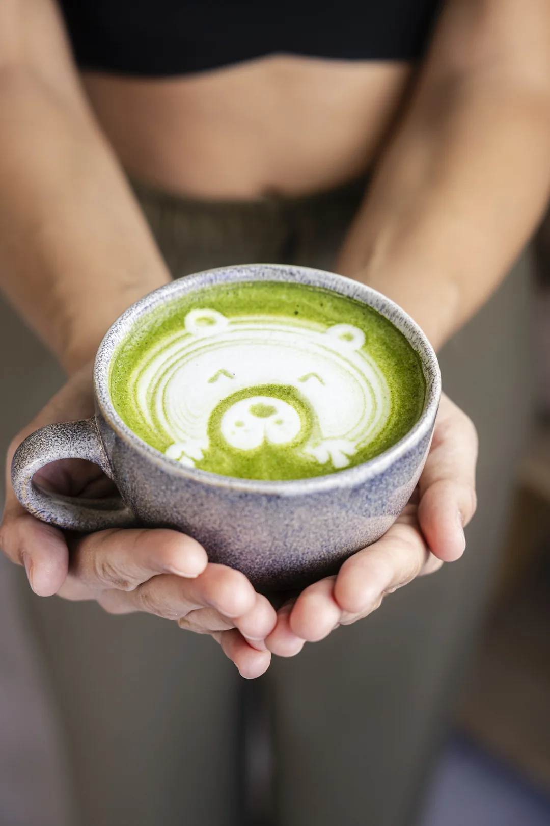 Matcha latte real de La Libélula